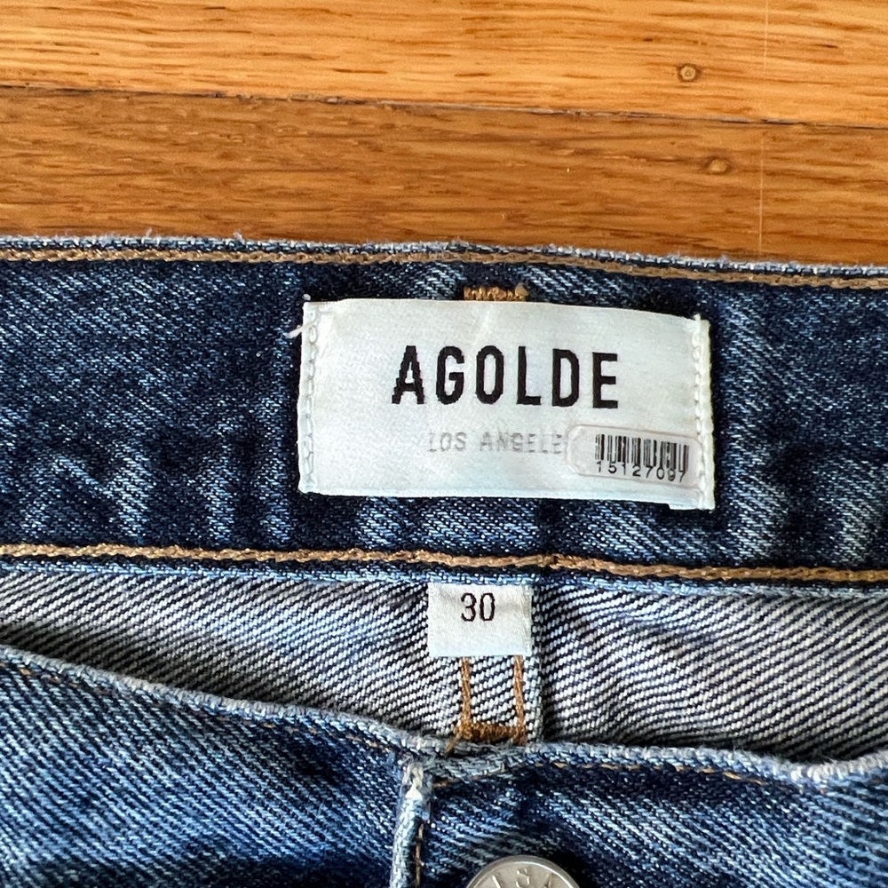 Agolde High Waisted Tapered Baggy Jeans - Picture 6 of 11